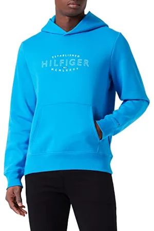 Tommy Hilfiger Męska bluza z kapturem Hilfiger Curve Logo, , XXL