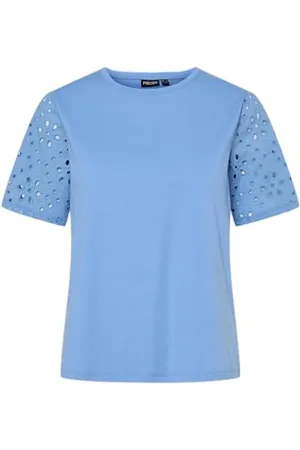 Pieces® Pctandrea Ss Embrodiery T-Shirt JRS Bc, , M
