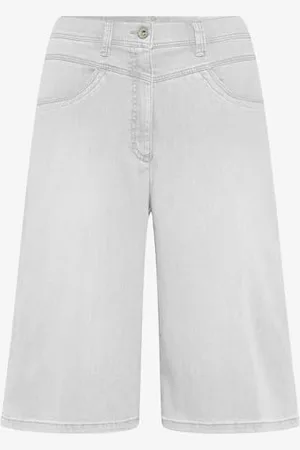 Brax Laura Stbermudy Light Denim Bermudy, , 27W / 32L