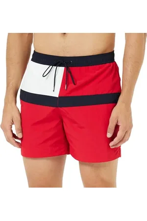 Tommy Hilfiger Męskie kąpielówki średniej długości ze sznurkiem, , XXL