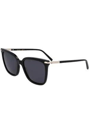 Salvatore Ferragamo Unisex SF2037S okulary przeciwsłoneczne, czarne, 56, , 56