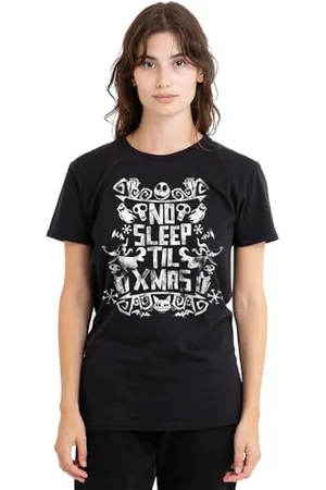 The Nightmare Before Christmas No Sleep Till Xmas koszulka damska, czarna, XXL, , XXL