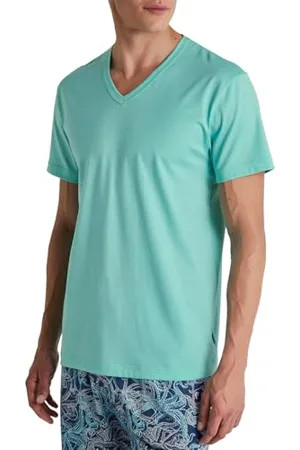 Calida RMX Sleep T-Shirt męski, ze 100% bawełny ekologicznej, , 56