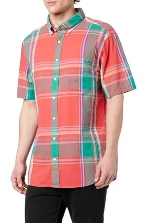 GANT REG INDIAN MADRAS SS koszulka, , 3XL