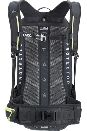 Evoc FR ENDURO BLACKLINE 16L plecak z ochraniaczem, plecak na wycieczki rowerowe i szlaki (plecak rowerowy, technologia LITESHIELD BACK PROTECTOR & AIR SYSTEM, rozmiar S)