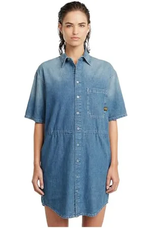 G-Star Damska luźna sukienka dresowa Ss Wmn Casual Dress, , L