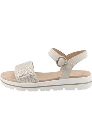 TOM TAILOR Damskie sandały 9590170008, złote, 36 EU, , 36 EU