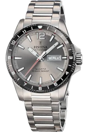 Festina Bransoletka męska niebieska tytanowa, , one size, Klasyczny