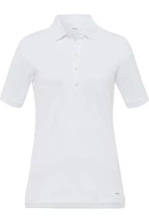 Brax Style Cleo koszulka polo jednokolorowa w jakości Pima Pique, , 42