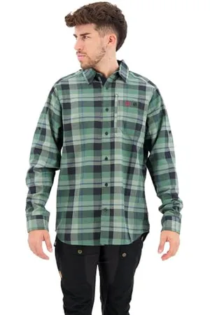 Fjällräven FJALLRAVEN 81380-679-555 Fjällglim Shirt M T-shirt męski, głęboka patyna, granatowa, rozmiar XXXL, , 3XL