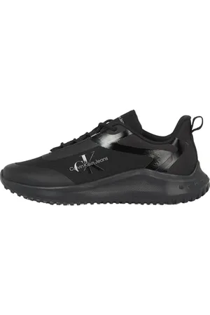 Calvin Klein Jeans Męskie tenisówki EVA Runner Low LACE ML Mix YM0YM00968, czarne (potrójne czarne), 45 EU, , 43 EU