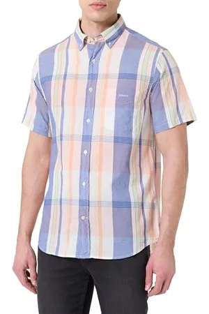 GANT REG INDIAN MADRAS SS koszulka, , S