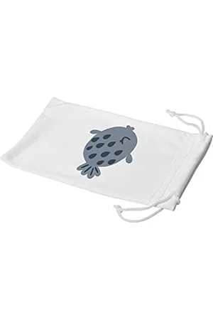 Bonamaison Etui na okulary z cyfrowym nadrukiem, etui na okulary przeciwsłoneczne, 100% bawełna, miękkie i smukłe, ochronne etui na okulary z zamknięciem na sznurek, 1 sztuka, 11 x 19 cm