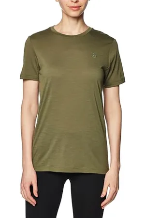 Fjällräven FJALLRAVEN 84101-625 Abisko Wool SS W T-Shirt damski Laurel Green rozmiar XL, , XL