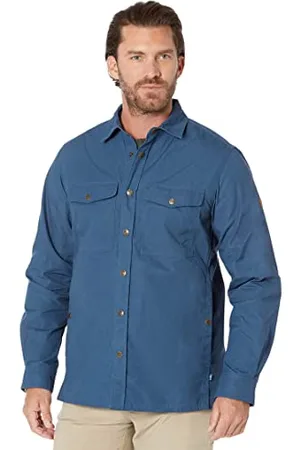 Fjällräven FJALLRAVEN Singi Overshirt M Koszulka z długim rękawem, Indygo Blue, M Mężczyźni, , M