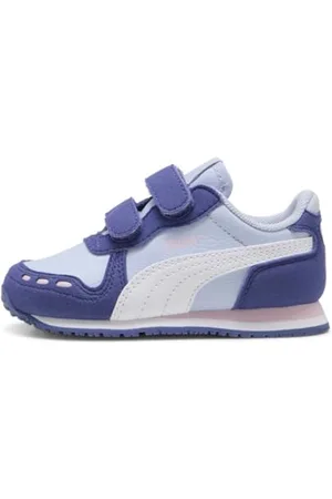 PUMA Unisex Baby Cabana Racer SL 20 V INF Sneaker, Cool Weather biało-niebieski kryształ różowy fioletowo-4,5 UK dziecko, Cool Weather biały niebieski kryształ róża fiołkowa, 21 EU