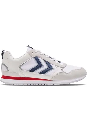 Hummel Unisex Fallon OGC Sneaker, białe/granatowe/RED, 42 EU, , 42 EU
