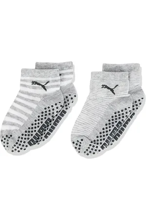 PUMA Klasyczne skarpety (opakowanie 2) unisex, Szary, 19-22