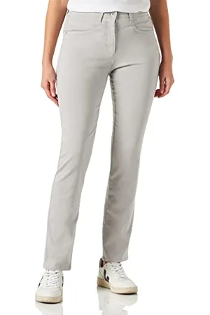 Brax By Brax Damskie dżinsy Laura New Clothing barwione bawełniane satynowe dżinsy, jasnoszare, 46K