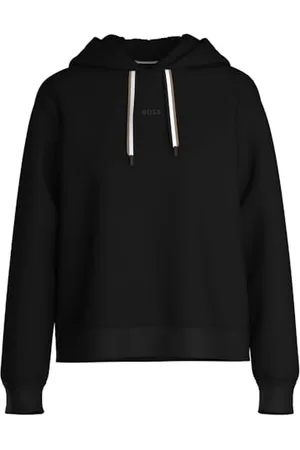 HUGO BOSS Damska bluza z kapturem CP Stripe_Hoodie Loungew, czarna 1, S, , S