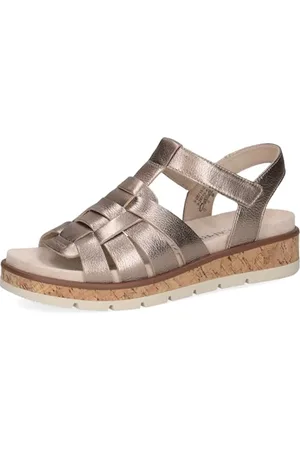 Caprice Damskie sandały, 9-28715-44, kolor taupe metalowy, 37 EU, , 37 EU