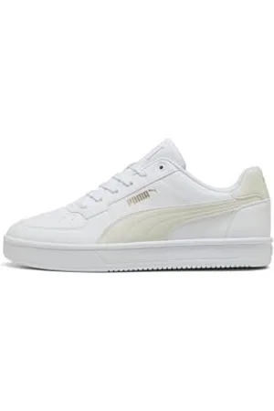 PUMA Unisex Caven 2.0 Sneaker, Białe pary szare złoto, 43 EU