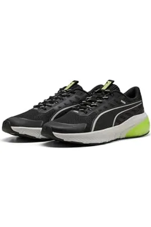 PUMA Unisex Cell Glare buty do biegania po ulicy, czarno-żółty alarm, 45 EU, Black Yellow Alert, 44.5 EU