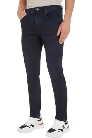 Tommy Hilfiger Męska koszulka stretch Slim Fit MW0MW10800 Blue (Deep Indigo) XS, , 29W / 30L