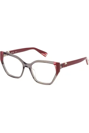 Furla VFU761V Ramka na okulary na receptę, Black Grey Havana, 54/135/18 dla kobiet, , 54/135/18