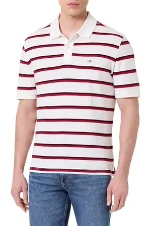 GANT Striped SS Polo, , XL
