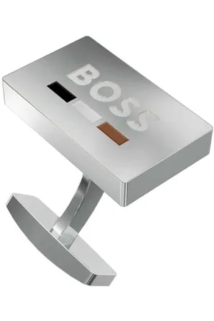 HUGO BOSS Spinki do mankietów męskie B-ICONICDET-CUF, średni beż 260, rozmiar uniwersalny, , ONESIZEZE
