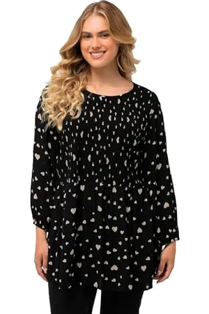Ulla Popken Damskie, duże rozmiary, smok bluza, z nadrukiem, , 50-52