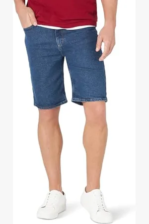 Wrangler Męskie klasyczne luźne spodenki jeansowe z pięcioma kieszeniami, 46