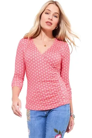 Joe Browns Moda damska Geo Print Mock Wrap Top, , 40