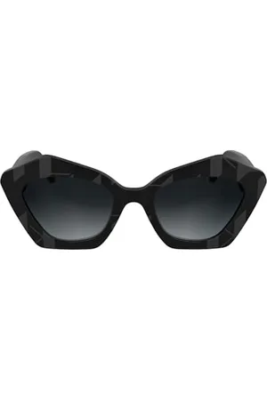Karl Lagerfeld Unisex KL6199S okulary przeciwsłoneczne, czarne, 53, , 53
