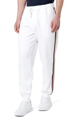 Tommy Hilfiger Męskie spodnie dresowe GLOBAL STRIPE MW0MW38696, białe, XXL, , XXL