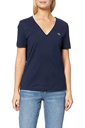 Lacoste Damska koszulka z dekoltem w serek, , 38