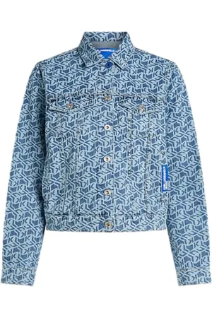 Karl Lagerfeld Regular All over Proint Denim Jacket, , M, , M