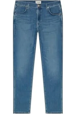 Wrangler Męskie dżinsy Larston, Slim Tapered Fit, stożkowe nogawki, , 36W / 34L