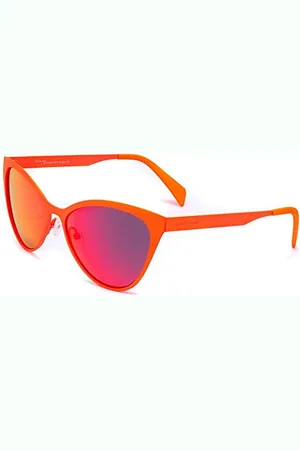 Italia Independent Damskie okulary przeciwsłoneczne 0022-055-000, czerwone (Rojo), 55, , 55