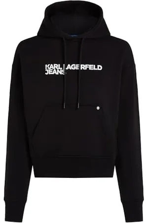 Karl Lagerfeld Damska bluza z kapturem z logo Reg, , XS