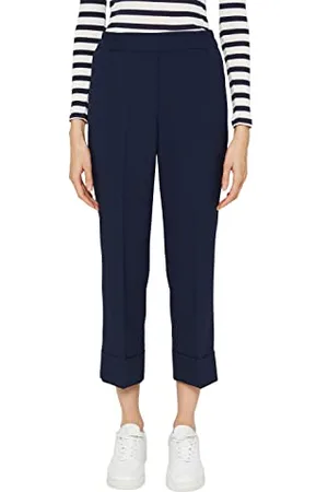 ESPRIT Damskie spodnie 992EE1B333, 400/granatowe, standardowe