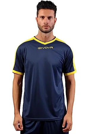 Givova Męska tunika Mac04-0407-3XL do karmienia, niebieska/żółta, 56