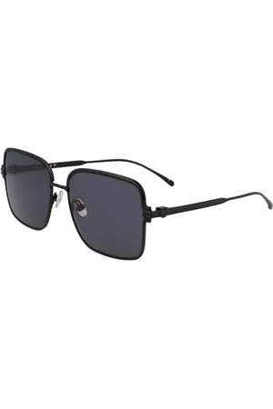 Salvatore Ferragamo Unisex SF317S okulary przeciwsłoneczne, matowa czerń, 57, , 57