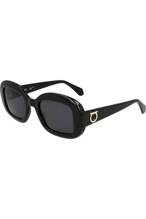 Salvatore Ferragamo Unisex SF2038SE okulary przeciwsłoneczne, czarne, 51, , 51