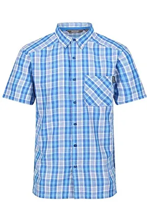 Regatta Mindano VI koszulka, Imperial Blue Check, S