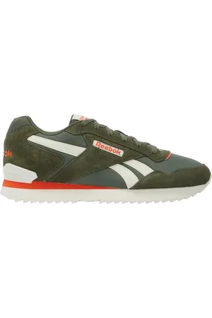 Reebok Unisex Glide Ripple Clip Sneaker, Breakaway Green/Chalk/Pump Orange, 42 EU, , 42 EU