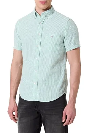 GANT REG Seersucker Stripes SS SHIRT, , 4XL