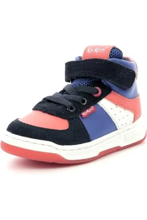 Kickers Kickalien, Trampki dziecięce, Wielokolorowy Leopard, 22 EU