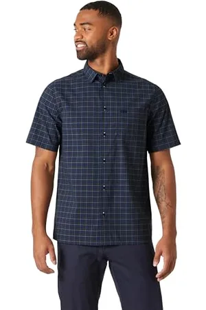 Helly Hansen Męska koszula Fjord Qd Ss 2.0, granatowa, L, , L